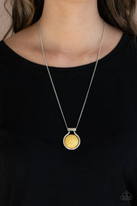 PRE-ORDER - Paparazzi Patagonian Paradise - Yellow - Necklace & Earrings - $5 Jewelry with Ashley Swint