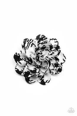 PRE-ORDER - Paparazzi Patterned Paradise - White - Hair Clip - $5 Jewelry with Ashley Swint