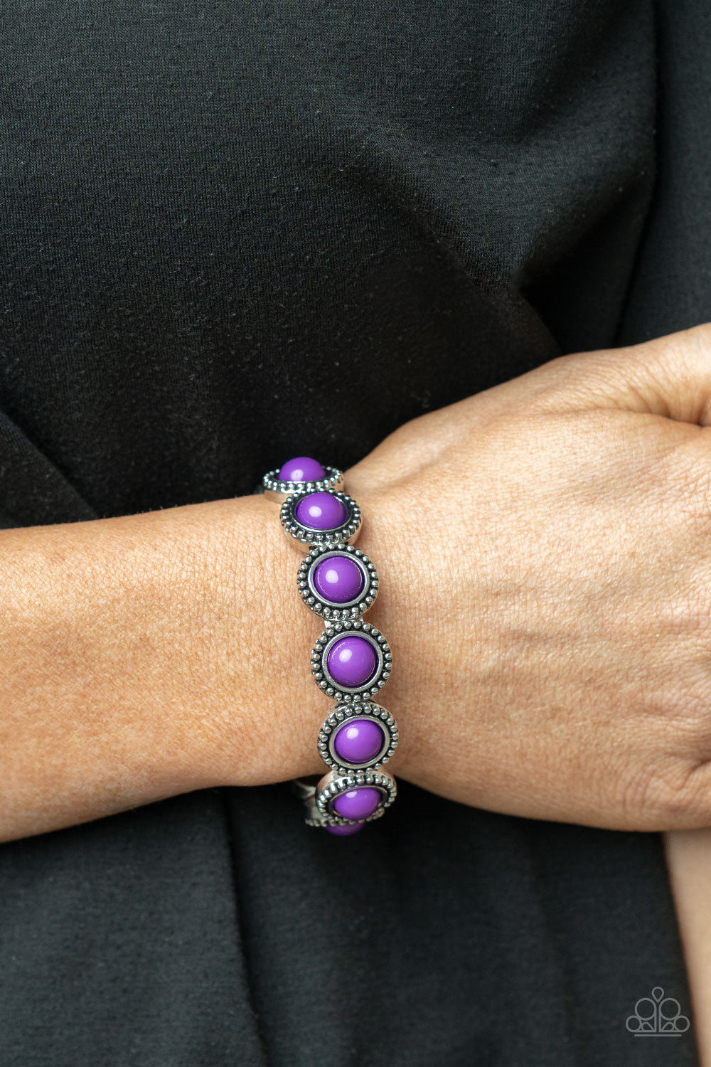 PRE-ORDER - Paparazzi Polished Promenade - Purple - Bracelet - $5 Jewelry with Ashley Swint