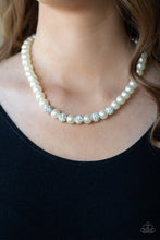 Load image into Gallery viewer, PRE-ORDER - Paparazzi Posh Boss - White - Necklace &amp; Earrings - $5 Jewelry with Ashley Swint