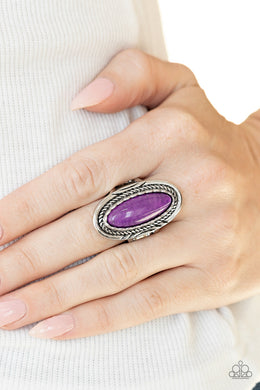 PRE-ORDER - Paparazzi Primal Instincts - Purple Stone - Ring - $5 Jewelry with Ashley Swint