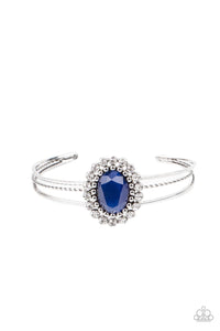 PRE-ORDER - Paparazzi Prismatic Flower Patch - Blue - Bracelet - $5 Jewelry with Ashley Swint