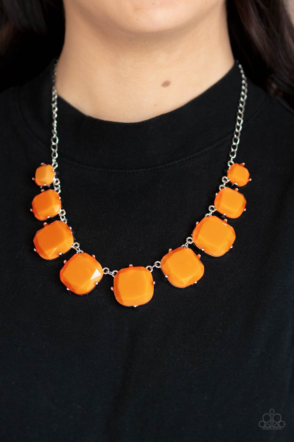 PAPARAZZI Prismatic Prima Donna - Orange - $5 Jewelry with Ashley Swint