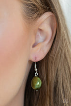 Load image into Gallery viewer, Paparazzi Queen Of The Gala - Green Pearls - Silver Necklace &amp; Earrings - $5 Jewelry With Ashley Swint