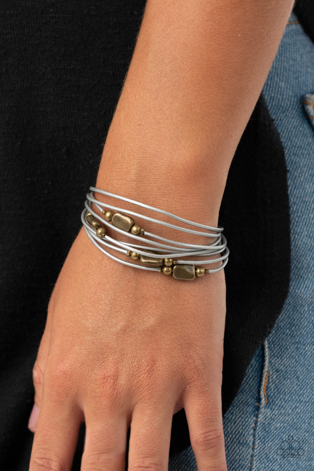 Paparazzi Raw Edge - Multi - Magnetic Closure - Bracelet - $5 Jewelry with Ashley Swint