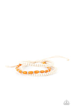 Load image into Gallery viewer, Paparazzi Refreshingly Rural - Orange - Sliding Knot Bracelet - $5 Jewelry with Ashley Swint