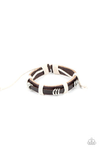 PRE-ORDER - Paparazzi Rodeo Ringleader - Brown - Bracelet - $5 Jewelry with Ashley Swint
