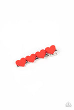 Load image into Gallery viewer, Paparazzi Sending You Love - Red - Hair Clip - $5 Jewelry with Ashley Swint