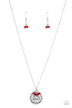 Load image into Gallery viewer, Paparazzi Simple Blessings - Red - Necklace &amp; Earrings - $5 Jewelry with Ashley Swint