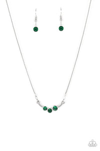 Paparazzi Sparkling Stargazer - Green - Necklace & Earrings - $5 Jewelry with Ashley Swint