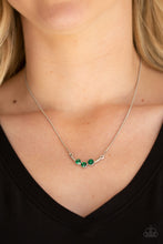 Load image into Gallery viewer, Paparazzi Sparkling Stargazer - Green - Necklace &amp; Earrings - $5 Jewelry with Ashley Swint