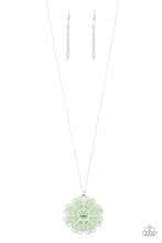 Load image into Gallery viewer, Paparazzi Spin Your Pinwheels - Green Necklace &amp; Earrings - 2019 Summer Party Exclusive - $5 Jewelry With Ashley Swint