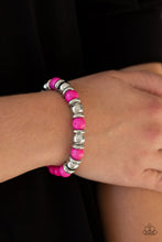 Load image into Gallery viewer, Paparazzi Across the Mesa - Pink Stones - Stretchy Bracelet - $5 Jewelry with Ashley Swint