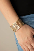 Load image into Gallery viewer, PRE-ORDER - Paparazzi Thai Terrariums - Gold - Bracelet - $5 Jewelry with Ashley Swint