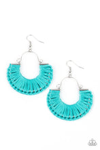 Load image into Gallery viewer, PRE-ORDER - Paparazzi Threadbare Beauty - Blue - Earrings - $5 Jewelry with Ashley Swint