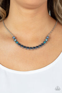 PRE-ORDER - Paparazzi Throwing SHADES - Blue - Necklace & Earrings - $5 Jewelry with Ashley Swint