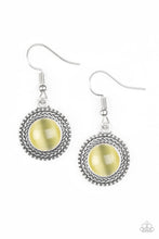 Load image into Gallery viewer, Paparazzi Time To GLOW Up! - Yellow Moonstone - Earrings - $5 Jewelry With Ashley Swint
