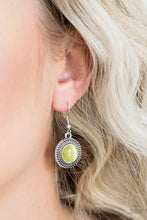 Load image into Gallery viewer, Paparazzi Time To GLOW Up! - Yellow Moonstone - Earrings - $5 Jewelry With Ashley Swint