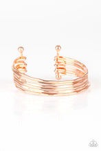 Load image into Gallery viewer, Paparazzi Timelessly Textured - Gold - Stacked Cuff Bracelet - $5 Jewelry With Ashley Swint