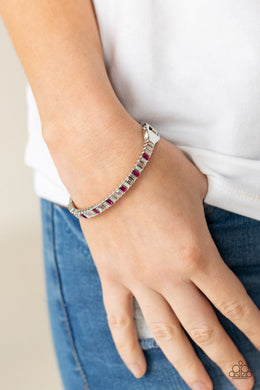 PRE-ORDER - Paparazzi Toast to Twinkle - Pink - Bracelet - $5 Jewelry with Ashley Swint