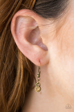 Load image into Gallery viewer, Paparazzi Upper East Side - Brass - Topaz Rhinestones - Necklace &amp; Earrings - $5 Jewelry with Ashley Swint