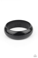 Load image into Gallery viewer, Paparazzi Whimsically Woodsy - Black - Wooden Bangle Bracelet - $5 Jewelry with Ashley Swint