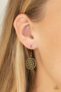 PRE-ORDER - Paparazzi Your Own Free WHEEL - Brass - Necklace & Earrings - $5 Jewelry with Ashley Swint