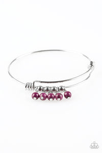 Paparazzi All Roads Lead To ROAM - Purple - Bracelet - $5 Jewelry With Ashley Swint