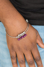 Load image into Gallery viewer, Paparazzi All Roads Lead To ROAM - Purple - Bracelet - $5 Jewelry With Ashley Swint