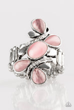 Load image into Gallery viewer, Paparazzi Bliss Out - Pink Moonstone - White Rhinestones Ring - $5 Jewelry With Ashley Swint