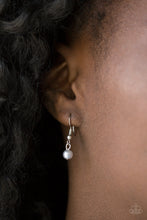 Load image into Gallery viewer, Paparazzi Contemporary Cadence - Silver Pearls - Multi Chains - Necklace and matching Earrings - $5 Jewelry With Ashley Swint