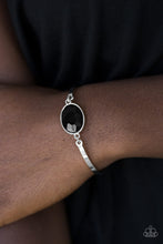 Load image into Gallery viewer, Paparazzi Definitely Dashing - Black Gem - Silver Bracelet - $5 Jewelry With Ashley Swint