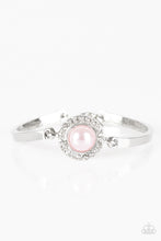 Load image into Gallery viewer, Paparazzi Glamour Icon - Pink Pearl - White Rhinestone - Bracelet - $5 Jewelry With Ashley Swint