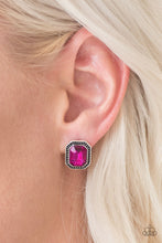 Load image into Gallery viewer, Paparazzi Grand GLAM - Pink Rhinestone - Post Earrings - $5 Jewelry With Ashley Swint
