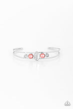 Load image into Gallery viewer, Paparazzi Guest Of A Guest - Orange Beads - Silver Bracelet - $5 Jewelry with Ashley Swint