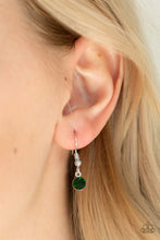 Load image into Gallery viewer, Paparazzi I Am Queen - Green - Teardrop Pendant - Necklace &amp; Earrings - $5 Jewelry With Ashley Swint