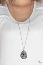 Load image into Gallery viewer, Paparazzi I Am Queen - Green - Teardrop Pendant - Necklace &amp; Earrings - $5 Jewelry With Ashley Swint