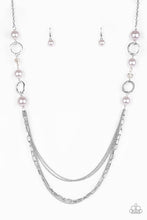 Load image into Gallery viewer, Paparazzi Its About SHOWTIME! - Silver - Necklace and matching Earrings - $5 Jewelry With Ashley Swint