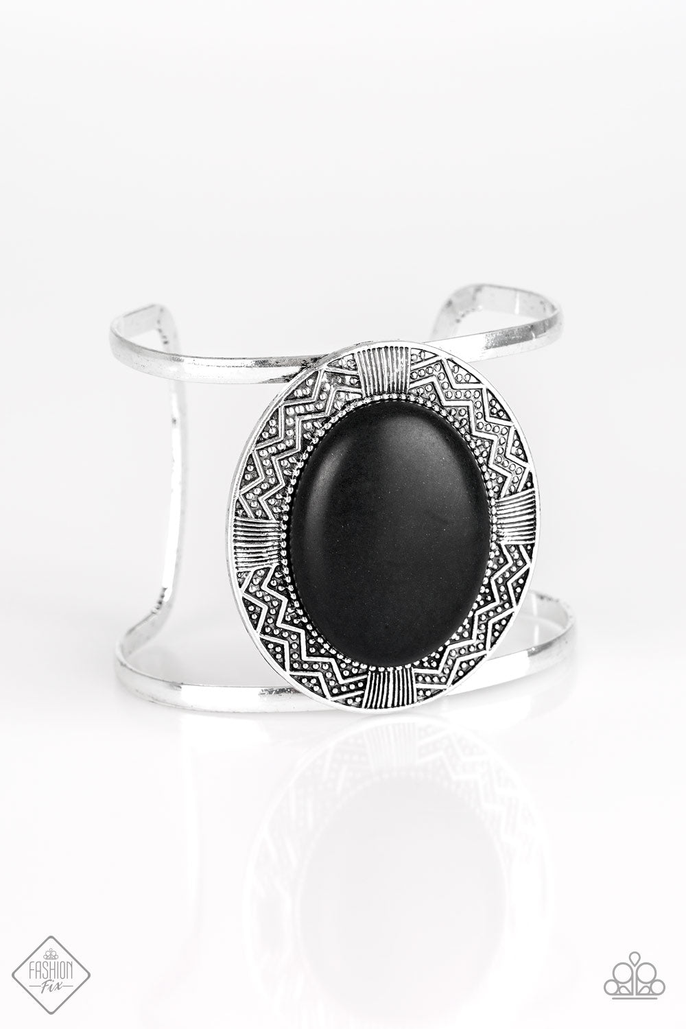 Lasting Landmark - Black - Bracelet - Fashion Fix December 2018 - $5 Jewelry With Ashley Swint