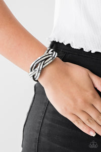 Paparazzi Looking For Trouble - Black - Wrap Bracelet - $5 Jewelry With Ashley Swint