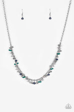 Load image into Gallery viewer, Paparazzi Sailing The Seven Seas - Blue - Faceted Sailor Blue and Harbor Mist Beads - Necklace &amp; Earrings - $5 Jewelry with Ashley Swint