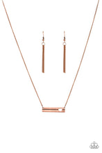 Load image into Gallery viewer, Paparazzi Sending All My Love - Copper - Heart Cutout - Necklace &amp; Earrings - $5 Jewelry With Ashley Swint