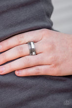 Load image into Gallery viewer, Paparazzi Super Summer - White - Silver Ring - $5 Jewelry With Ashley Swint