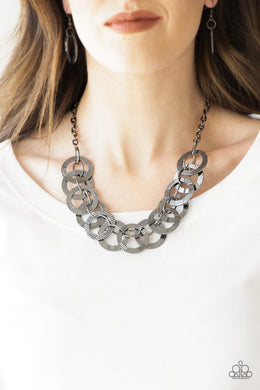 Paparazzi The Main Contender - Black - Necklace - Life of the Party Exclusive April 2019 - $5 Jewelry With Ashley Swint
