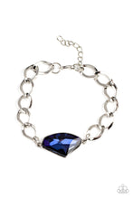 Load image into Gallery viewer, Paparazzi Galactic Grunge - Blue - Bracelet