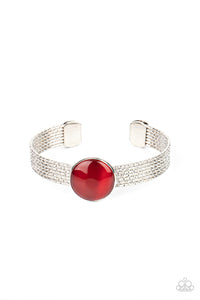 PRE-ORDER - Paparazzi Mystical Magic - Red - Cat's Eye Stone - Bracelet - $5 Jewelry with Ashley Swint