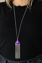 Load image into Gallery viewer, Paparazzi Proudly Prismatic - Pink - UV Iridescent - Necklace &amp; Earrings - $5 Jewelry with Ashley Swint
