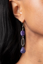 Load image into Gallery viewer, Paparazzi Stone Apothecary - Purple - Earrings