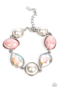 PRE-ORDER - Paparazzi Nostalgically Nautical - Pink - IRIDESCENT - Bracelet - $5 Jewelry with Ashley Swint