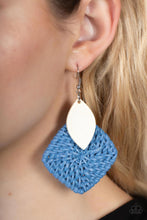 Load image into Gallery viewer, Paparazzi Sabbatical WEAVE - Blue - Earrings